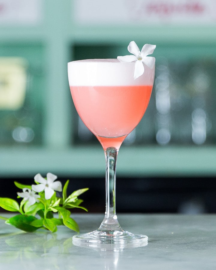 HIBISCUS SOUR cocktail image